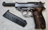 World War II "Waffenfabrik Walther"AC44" Code P38 Semi-Automatic Pistol 9mm - 1 of 25