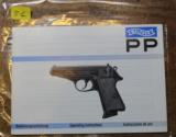Original Factory Walther PP PPKManual NOT a reproduction - 1 of 8