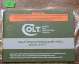Original Factory Colt WWI Reproduction Pistol Model 1911 Manual NOT a Reproduction - 1 of 4