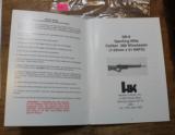 Original Factory Heckler & Koch SR 9 Sporting Rifle Instruction Manual NOT a Reproduction - 4 of 8