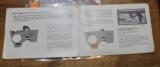 Original Factory Walther Olymia Rapid Fire Pistol Model OSP Manual NOT a Reproduction - 8 of 8
