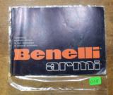 Original Factory Benelli Armi Automatic Shotgun Manual NOT a Reproduction - 1 of 10