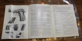 Original Factory Beretta serie 81 Pistol Manual NOT a Reproduction - 5 of 9