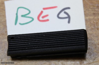 Colt Factory 1911 or A1 Full Size Flat Serrated POLYMER to simulate Blue Steel Main Spring Housing