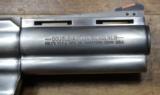 Colt Anaconda 44 Magnum 4" Barrel 6 Shot Stainless Steel Revolver - 5 of 25