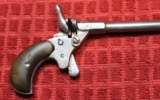 6mm Rare German Flobert Muff or Parlor Pistol .22 Short Single Shot Pistol, Antique - 6 of 25
