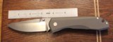 Benchmade Titanium MONOLOCK 761 Plain Edge Silver Lock Blade Knife - 5 of 12