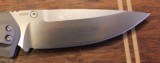 Benchmade Titanium MONOLOCK 761 Plain Edge Silver Lock Blade Knife - 10 of 12