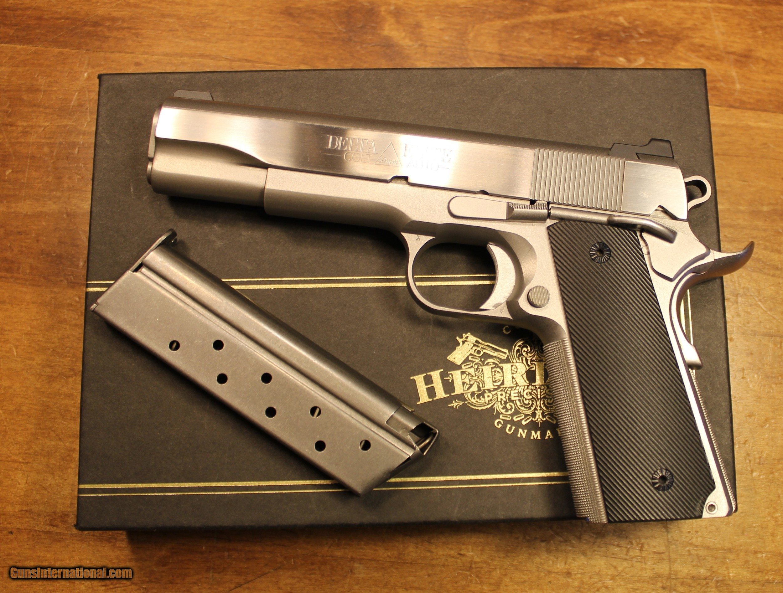 Heirloom Precision Colt 1911 10mm Delta Ted Yost Custom Semi Pistol