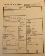 Springfield Armory M1 Garand Post War Original JLG Medium Ordinance Wheel Collector See Data Sheet - 2 of 20