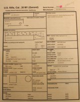 Springfield Armory M1 Garand Jan 44 Original With Parts to Restore See Data Sheets - 2 of 25