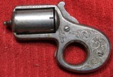 Engraved James Reid "My Friend" Knuckle-Duster 22 Caliber Revolver - 1 of 25