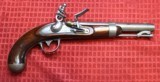Exceptional Model 1836 Johnson Flintlock Pistol dated 1842 .54 Caliber - 1 of 25