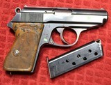 Walther PPK 7.65 32ACP w one magazine circa 1939 Semi Pistol - 2 of 25
