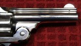 Nickel Plated .38 S&W Safety Hammerless Fourth Model 3 1/4