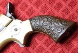 Antique SHARPS 4-Barrel PEPPERBOX Pistol
Chambered for 4 Shots of .22 Rimfire - 6 of 25