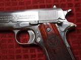 Colt 1911 45 ACP
Nickel Plated 1918 ish with NON matching magazine. - 13 of 25
