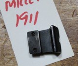 Millet Fixed Serrated Rear Sight for 1911 With Standard Dovetail - 3 of 10