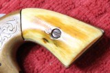 Southerner Derringer by Brown Manufacturing
SN 1650 Engraved w Ivory Grips - 18 of 20