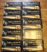 SELLIER & BELLOT AMMO 6.5X52R 117g SP (25-35 WINCHESTER) 20b 25c 200 Rounds - 1 of 6