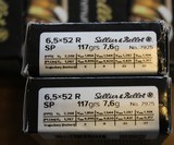 SELLIER & BELLOT AMMO 6.5X52R 117g SP (25-35 WINCHESTER) 20b 25c 200 Rounds - 3 of 6