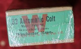 Winchester .32 Automatic Colt Cartridges 50 Round Box Vintage. Appears Unopened - 6 of 11
