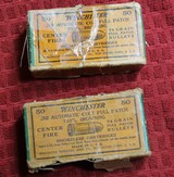 Winchester .32 Automatic Colt Full Patch 7.65MM Browning Cartridges 67 Rounds Two Damaged Box Vintage - 1 of 15