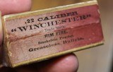 Winchester .22 W.R.F. Caliber 50 Rounds H Head Stamp Purple label Unopened Box - 10 of 17