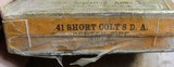 WINCHESTER .41 SHORT CENTER FIRE ~ for COLT'S D.A. CENTER FIRE RIFLE FULL BOX (50) Antique Vintage - 8 of 17