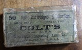 WINCHESTER .41 SHORT CENTER FIRE ~ for COLT'S D.A. CENTER FIRE RIFLE FULL BOX (50) Antique Vintage - 10 of 17
