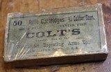 WINCHESTER .41 SHORT CENTER FIRE ~ for COLT'S D.A. CENTER FIRE RIFLE FULL BOX (50) Antique Vintage - 9 of 17
