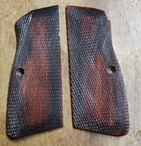 Aftermarket Browning Hi Power HP 35 Grips Wood for 9mm or 40S&W BHP - 1 of 6