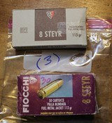 Fiocchi Ammunition 8mm Roth-Steyr 113 Grain Full Metal Jacket 1 Box of 50 1 Box of 49 or 99 Rounds - 1 of 12