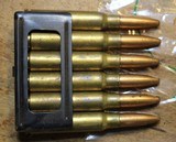 7.35X51MM CARCANO,1939, FMJ, 18 CARTRIDGES & 3 CLIPS - 4 of 5