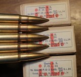 Wartime WWII 7.92×57mm Mauser s.S. Patrone 4 Boxes of 15 Rds each or 60 Rds 1934 Vintage - 6 of 7