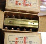 Wartime WWII 7.92×57mm Mauser s.S. Patrone 4 Boxes of 15 Rds each or 60 Rds 1934 Vintage - 2 of 5