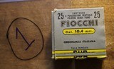 Fiocchi Cal. 10.4mm Italian Revolver Ammunition box of 23 Rounds. - 1 of 10