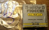 Fiocchi Ammunition Cal. 10.4mm Italian Revolver Ammunition Full box of 25 Rounds. - 1 of 9