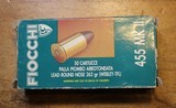 Fiocchi Ammunition 455 Webley (.455 Eley) Mark 2 (MKII) 262 Grain Lead Round Nose Box of 50 - 1 of 5