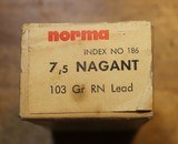 Norma 7.5 Swiss Nagant Pistol or Revolver Ammo 50 Rounds - 2 of 7