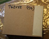 Yugoslavian or Croatian 7.62X25 85 Grain FMJ 70 Round Box probably Military Surplus Sealed - 2 of 5