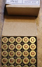 Lapua 30 Luger Ammunition 7.65 Parabellum Full Metal Jacket 2 boxes of 25 rounds or 50 rounds total - 7 of 9
