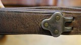 Original U.S. WWII M1907 Pattern Boyt 1942 Leather Sling with Steel Hardware for M1 Garand - 24 of 25