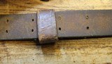 Original U.S. WWII M1907 Pattern Boyt 1942 Leather Sling with Steel Hardware for M1 Garand - 14 of 25