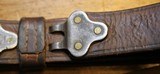 Original U.S. WWII M1907 Pattern Boyt 1942 Leather Sling with Steel Hardware for M1 Garand - 6 of 25