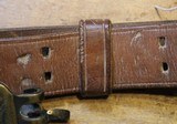 Original U.S. WWII M1907 Pattern Boyt 1942 Leather Sling with Blackened Brass Hardware For M1 Garand - 8 of 25