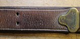 Original U.S. WWII M1907 Pattern Boyt 1942 Leather Sling with Blackened Brass Hardware For M1 Garand - 3 of 25