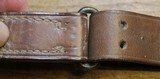 Original U.S. WWII M1907 Pattern Boyt 1942 Leather Sling with Blackened Brass Hardware For M1 Garand - 11 of 25
