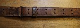 Original U.S. WWII M1907 Pattern Boyt 1943 Leather Sling with Blackened Brass Hardware For M1 Garand - 4 of 25