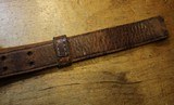 Original U.S. WWII M1907 Pattern Boyt 1943 Leather Sling with Blackened Brass Hardware For M1 Garand - 16 of 25